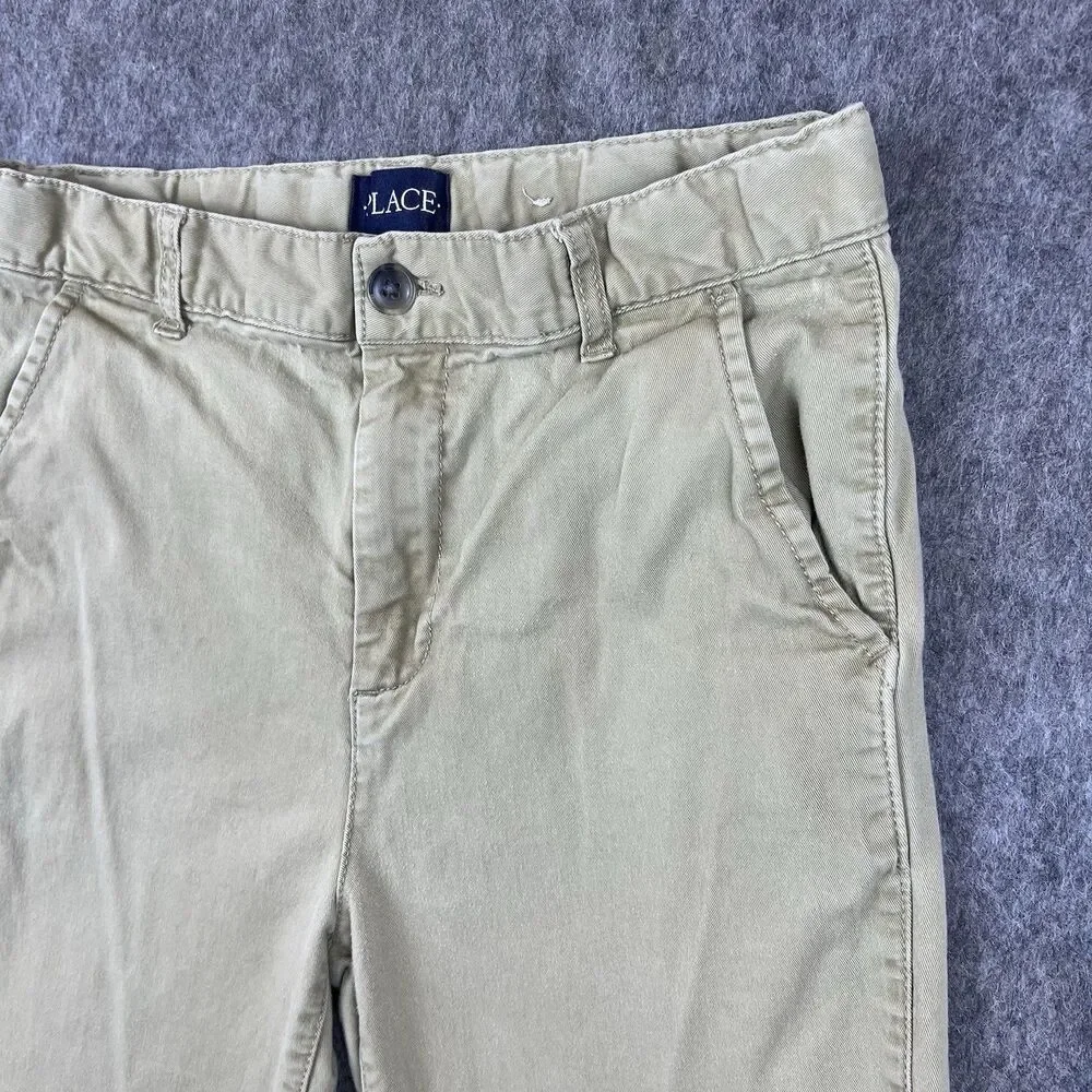 Lot Of 3 Childrens Place Boys Uniform Pants Chino Khaki Black 9